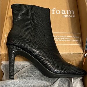 Journee Collection Black Heeled Boots